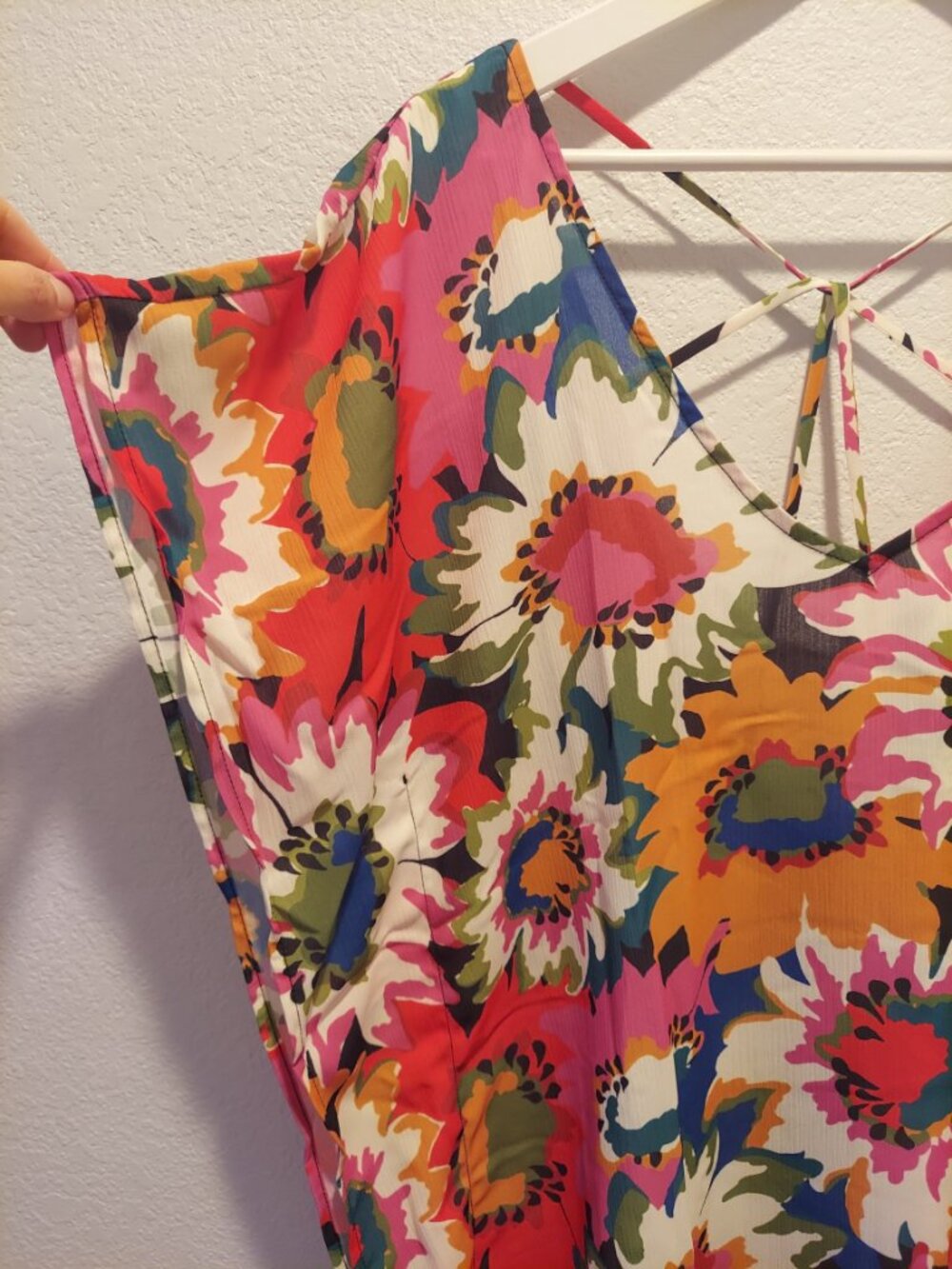 Beach Scene Collection Floral Kaftan Cover Up NWT Vibrant Tassel Swim - Picture 3 of 7